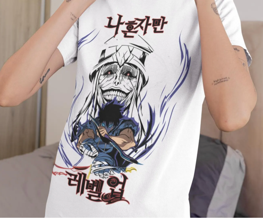 Solo Leveling Shirt Vintage Anime Tee