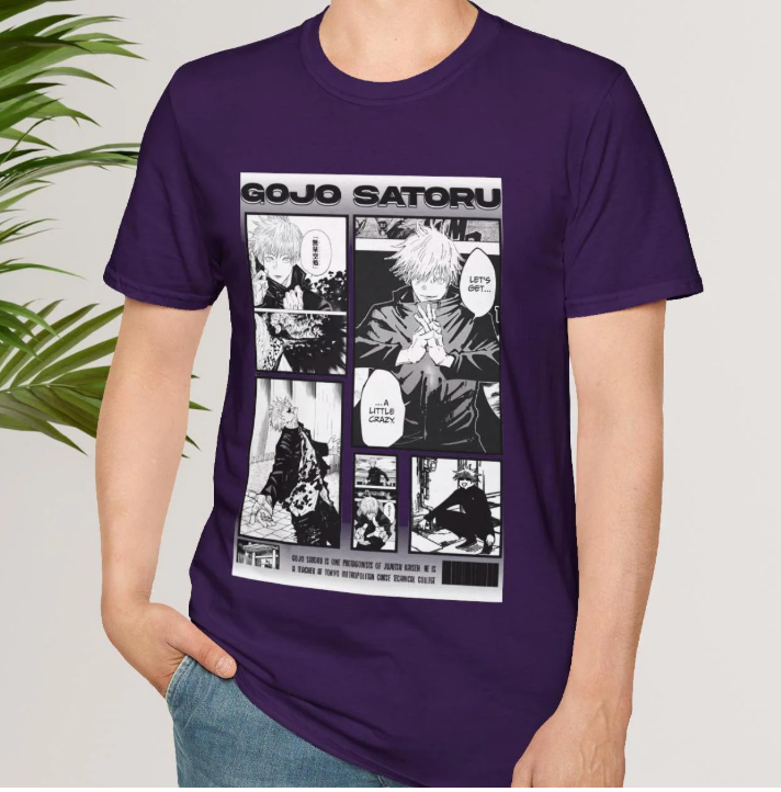 Gojo Satoru JJK Shirt Vintage Anime Tee