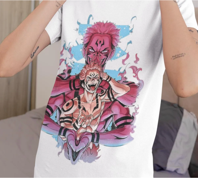 JJK Jujutsu Kaisen Sukuna T-shirt Anime Manga shirt