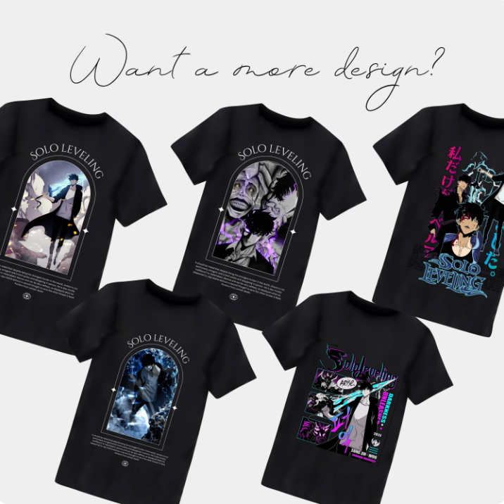 Solo Leveling Shirt Vintage Anime Tee