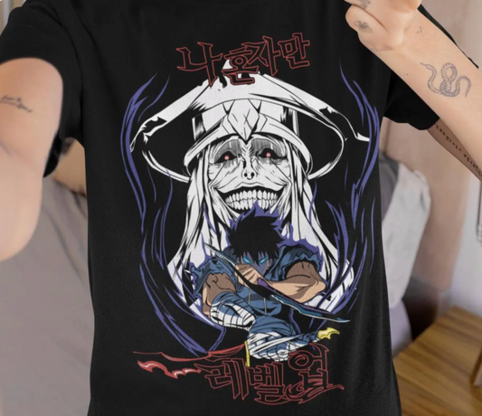Solo Leveling Shirt Vintage Anime Tee