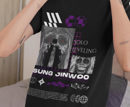 Solo Leveling Shirt Vintage Anime Tee
