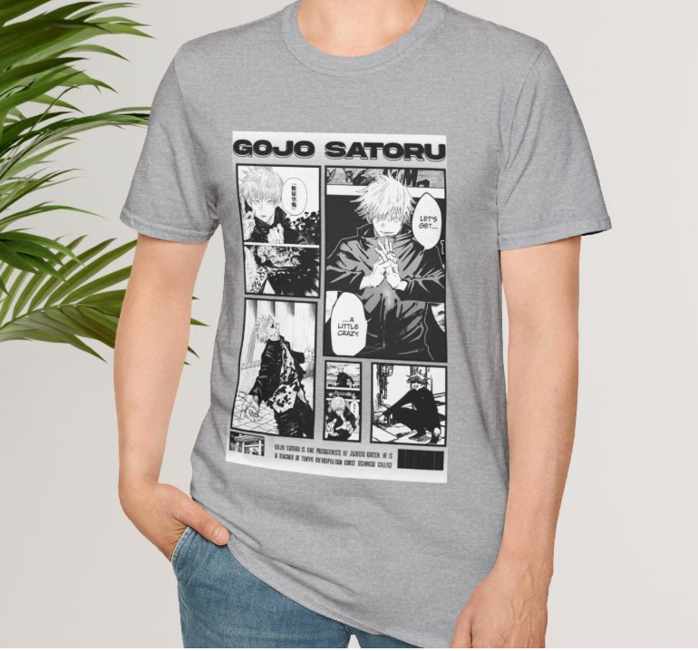 Gojo Satoru JJK Shirt Vintage Anime Tee