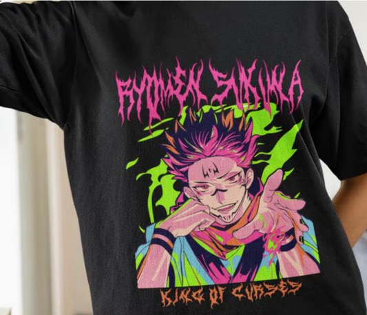 JJK Jujutsu Kaisen Sukuna T-shirt Anime Manga shirt