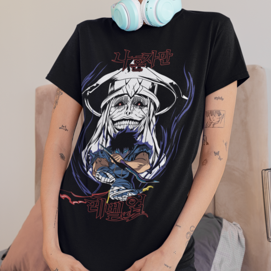 Solo Leveling Shirt Vintage Anime Tee
